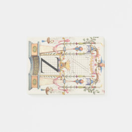 KALLIGRAPHIE ANTIQUE ALPHABET Z POST-IT KLEBEZETTEL