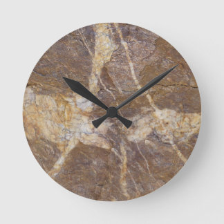 Kalligraphie auf Stein Runde Wanduhr