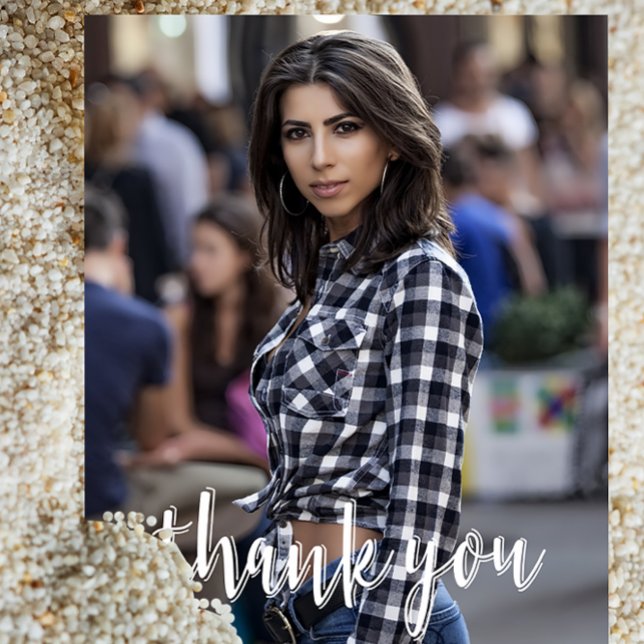 Kalligraphie Danke für den Abschluss des benutzerd Postkarte (Von Creator hochgeladen)