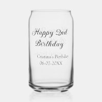 Kalligraphie einfach minimale glückliche 2. Geburt