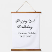 Kalligraphie einfach minimale glückliche 2. Geburt