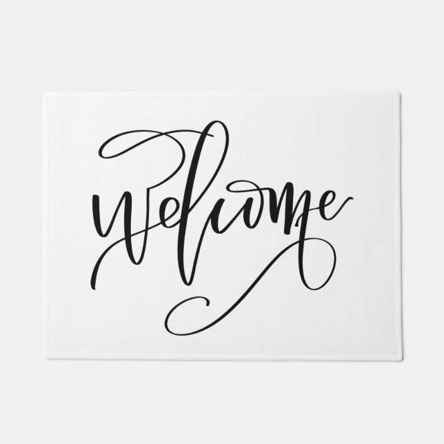 Kalligraphie-Fußmatte Fußmatte (Vorderseite)