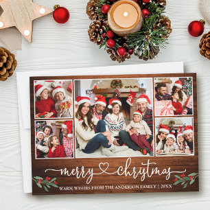 Kalligraphie Herz 5 Foto Holz Weihnachtsfeier Feiertagskarte