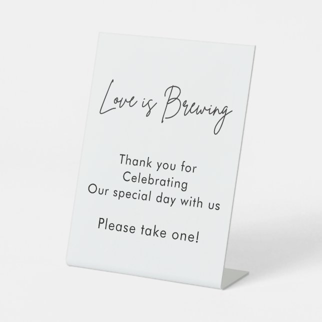 Kalligraphie-Liebe bricht Sockelschild (Vorderseite)