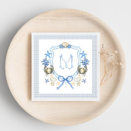 Kalligraphie-Monogramm Serviette