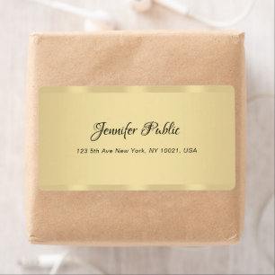 Kalligraphie Name Moderne Handschrift Imitate Gold