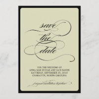 {Kalligraphie} Save the Date