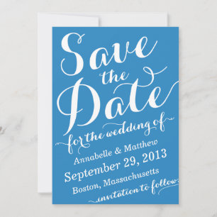 Kalligraphie-Skript-Save the Date Mitteilung Einladung