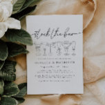 Kalligraphie Stock die Bar-Dusche Einladung<br><div class="desc">Das ist ein Vorrat der Duscheinladung von Bar Paaren mit wunderschönen Aquarellgetränken und einem eleganten Schriftart-Paring. // Für die passenden Artikel besuchen Sie bitte die Kollektion "STOCK THE BAR" im aufregenden by Nicole Zazzle Store. * Wenn Ihnen dieses Design gefällt, Sie es aber nicht für etwas finden, das Sie suchen,...</div>