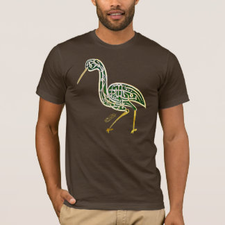 Kalligraphie-Vogel (Storch) T-Shirt