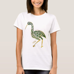 Kalligraphie-Vogel (Storch) T-Shirt