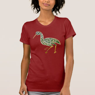 Kalligraphie-Vogel T-Shirt