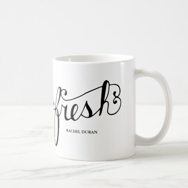 kalligraphisch frisch kaffeetasse (Rechts)