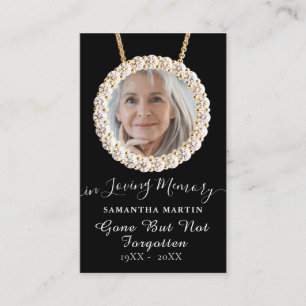 Kalligraphische Gedenkstätte Gebet Fotokarte Visitenkarte