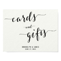 Kalligraphische Karten und Geschenke Hochzeitsskri