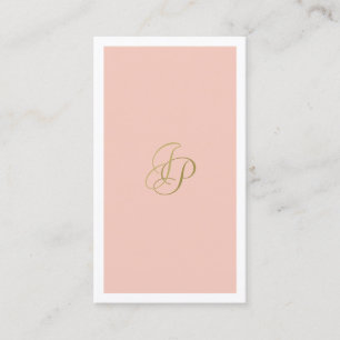 Kalligraphische Monogram Trendy Template Elegant Visitenkarte