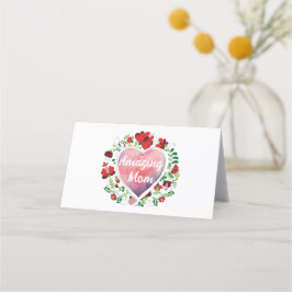 Kalligraphische Schrift Phantastische Mama Muttert Platzkarte