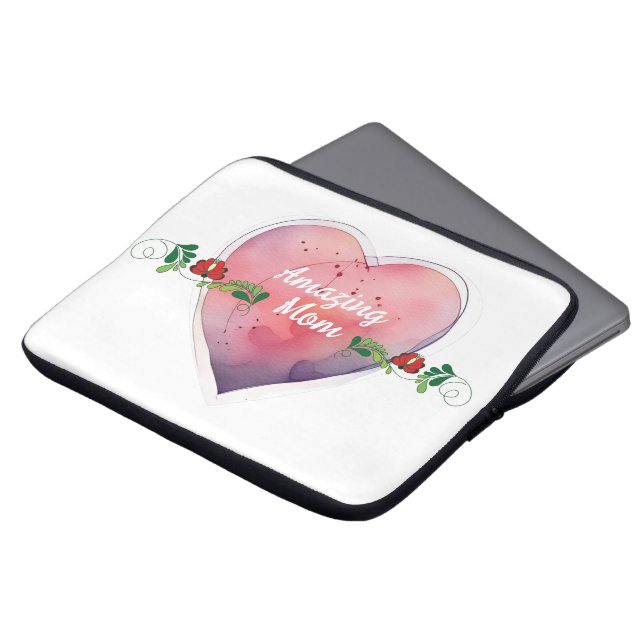 Kalligraphische Skripte Phantastische Mama Muttert Laptopschutzhülle (Vorne Oben)