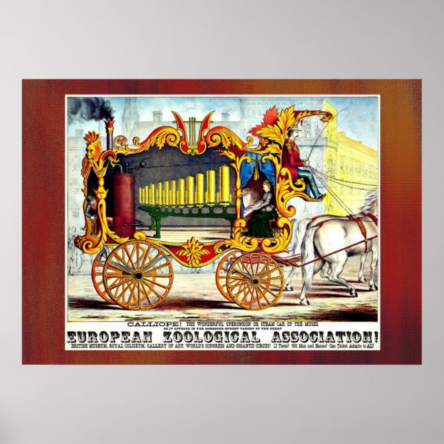 Kalliope! 1874 Werbeplakat Poster (Vorne)