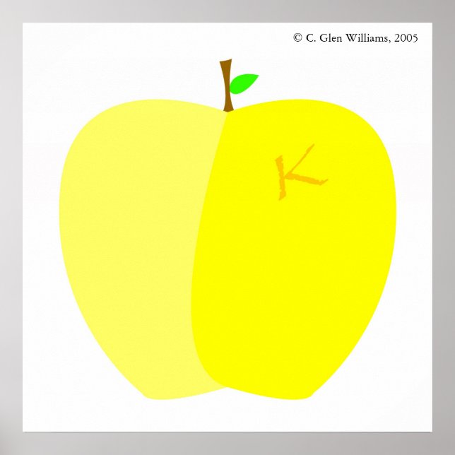 Kallixti Apple Poster (Vorne)