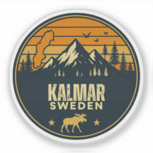 Kalmar, Schweden Sverige Aufkleber