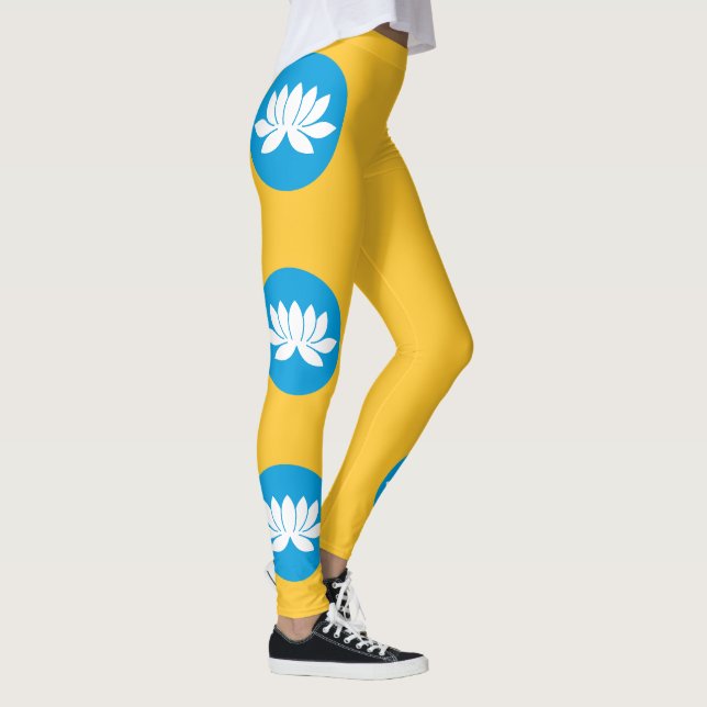 Kalmykia Flag Leggings (Rechts)