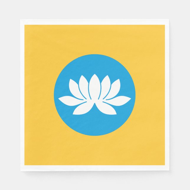 Kalmykia Flag Serviette (Vorderseite)