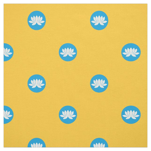 Kalmykia Flag Stoff (Muster)