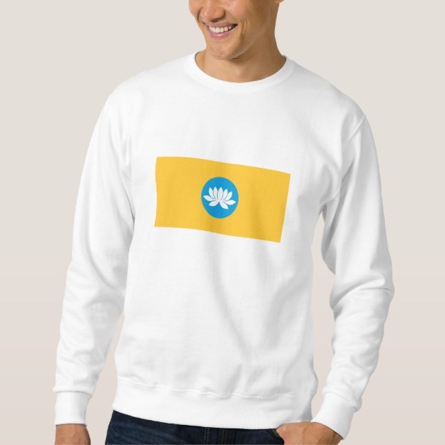 Kalmykia Flag Sweatshirt (Vorderseite)