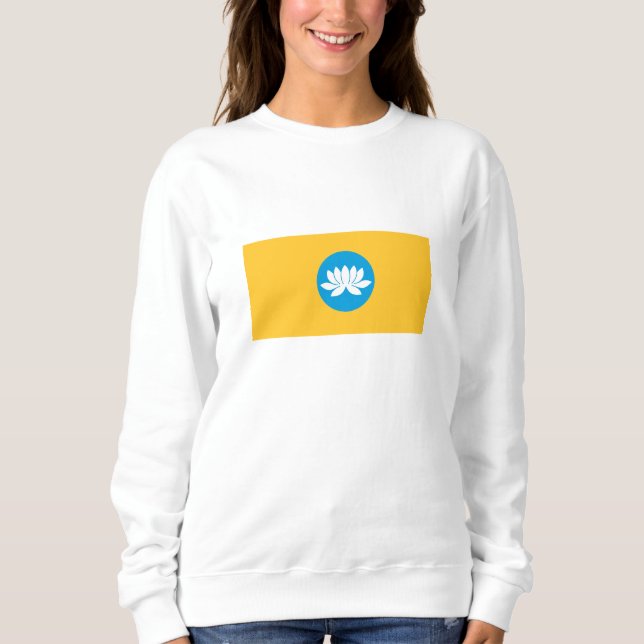 Kalmykia Flag Sweatshirt (Vorderseite)
