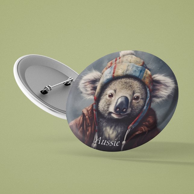 Kaloala mit niedlichem Hut, gepolomisierbar Button (Von Creator hochgeladen)