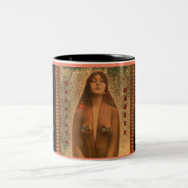 Kaloma 1914 - Virginia Pearson Two-Tone-Kaffee-Tas Zweifarbige Tasse