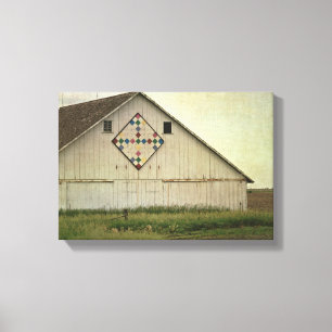 Kalona Barn Quilt Leinwanddruck