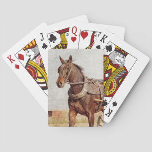 Kalona, Iowa-Abendross und Buggy Spielkarten