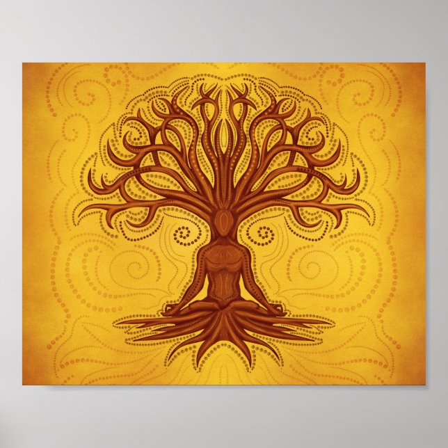 Kalpavriksha - Wunschbaum Poster (Vorne)