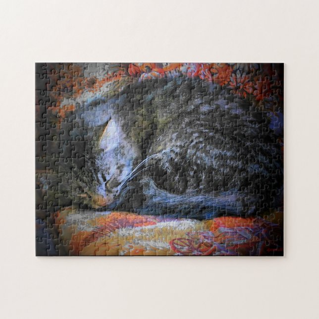 kalt und aufgerollt puzzle (Horizontal)