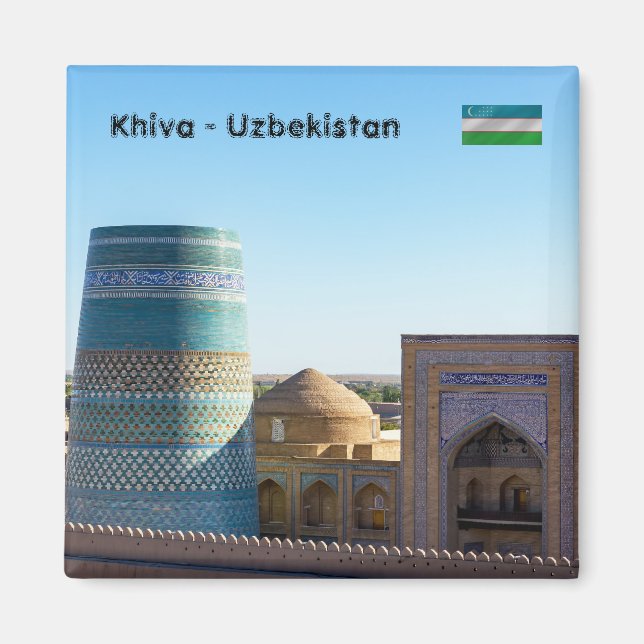 Kalta Minor Minaret - Chiwa, Usbekistan Magnet (Vorne)