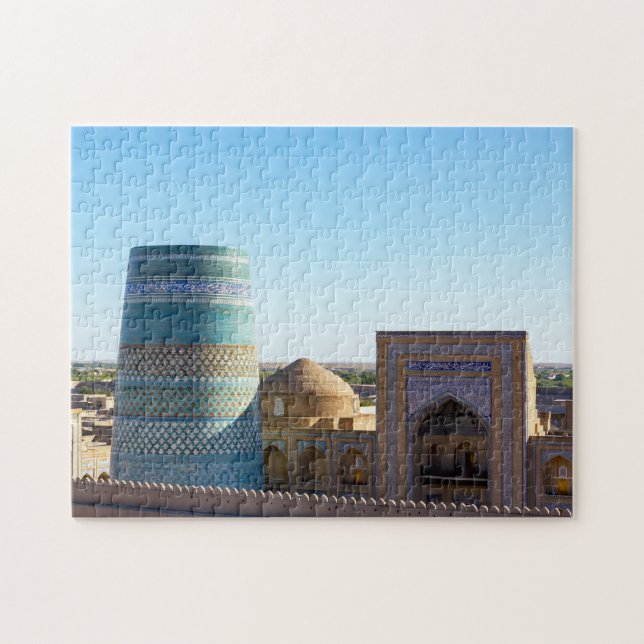 Kalta Minor Minaret - Chiwa, Usbekistan Puzzle (Horizontal)
