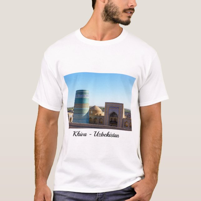 Kalta Minor Minaret - Chiwa, Usbekistan T-Shirt (Vorderseite)