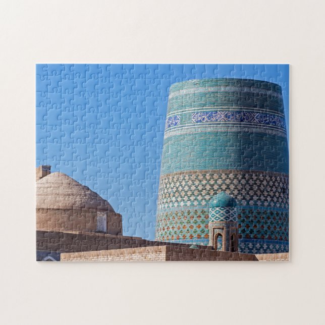 Kalta Minor Minaret - Khiva, Uzbekistan, Asia Puzzle (Horizontal)