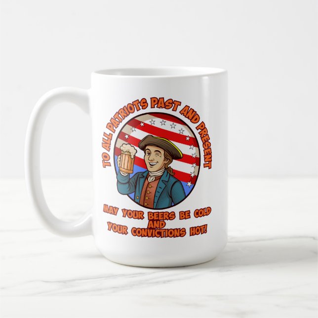 Kaltbier am 4. Juli Kaffeetasse (Links)