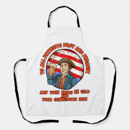 Kaltbier am 4. Juli Schürze