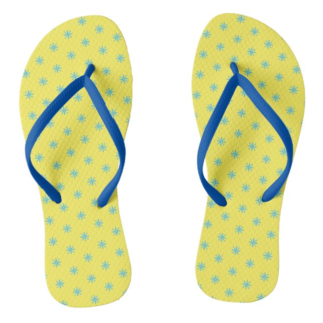 Kaltblauer Schneefall: Flip Flops (Fußbett)