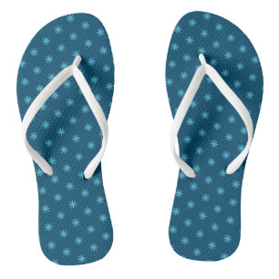 Kaltblauer Schneefall: Flip Flops