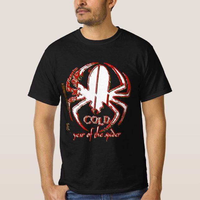Kalte Bandjahre des Spider-T - Shirt (Vorderseite)