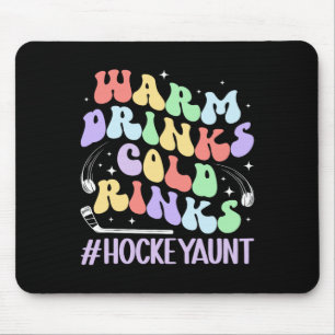 Kalte Eishockey-Tante eines Hockeyspielers Tante Mousepad