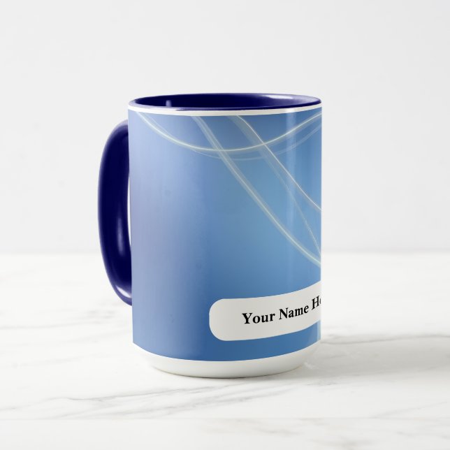 Kalte Eisige Perlene Dampf Linien Tasse (Vorderseite Links)