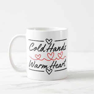 Kalte Hände Warmes Herz - Massagetherapie / Pflege Kaffeetasse
