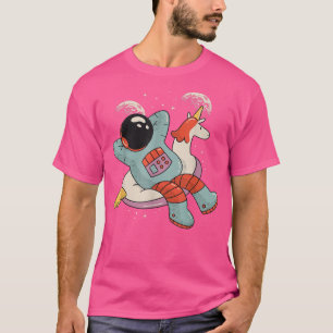 Kälte im weltraumschwebenden Astronauten - Astral- T-Shirt