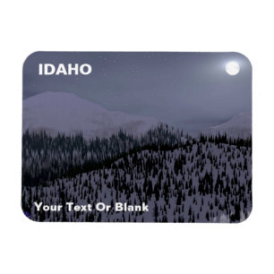 Kalte Nacht in Idaho Magnet